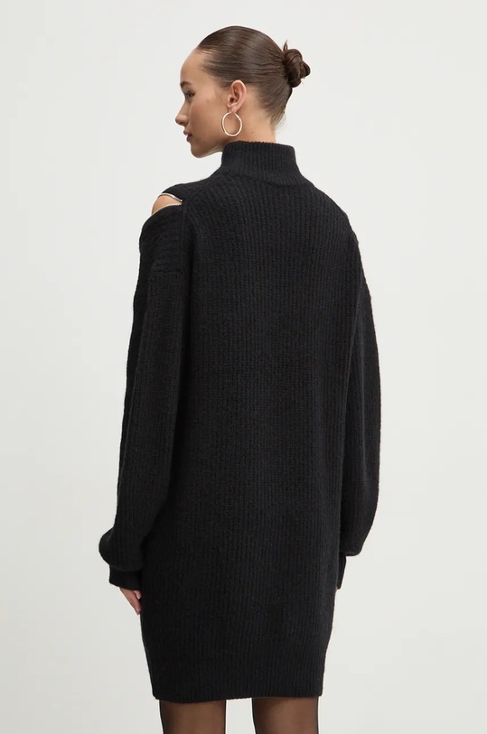 Одежда Шерстяное платье HUGO 50522555 чёрный