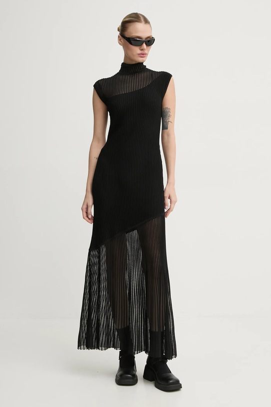 HUGO vestito svasato nero 50522566