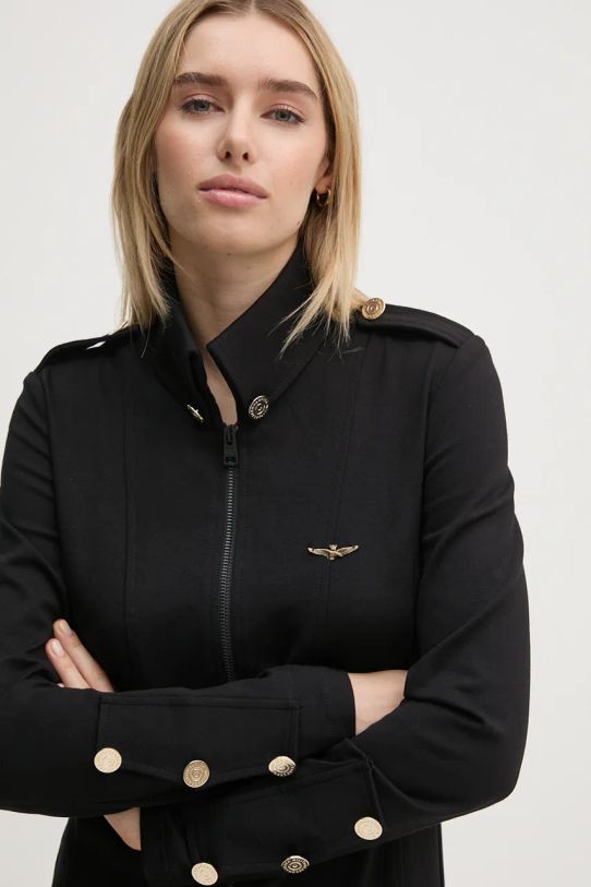 Aeronautica Militare rochie negru VF635DF523