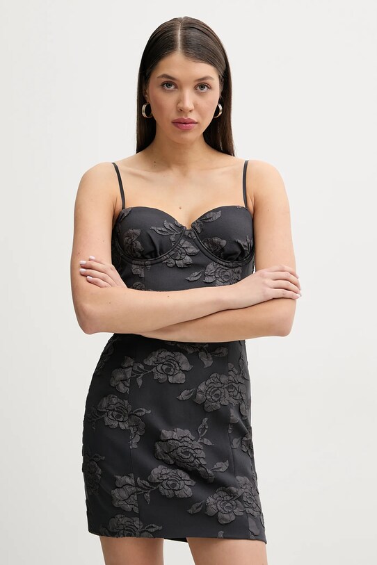 Rotate vestito applique nero 1130571205