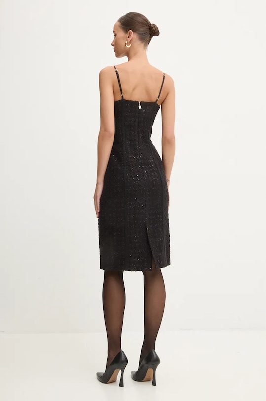 Odzież Rotate sukienka z domieszką wełny 113088100 czarny