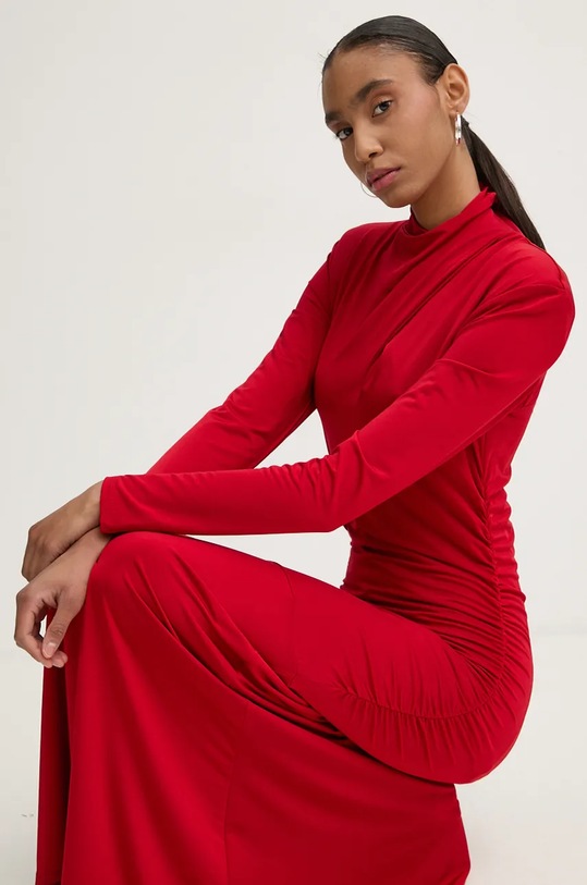 Gestuz vestito maxi rosso 10909456