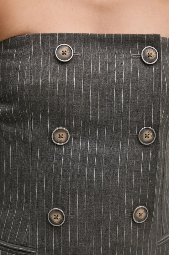 Šaty Sisley 4OPDLV06L šedá