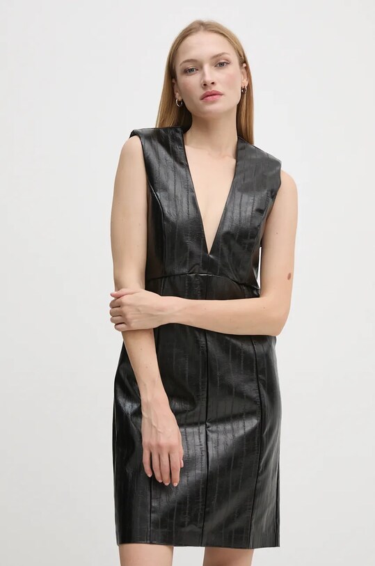 Сукня Sisley mini чорний 4S6DLV06O