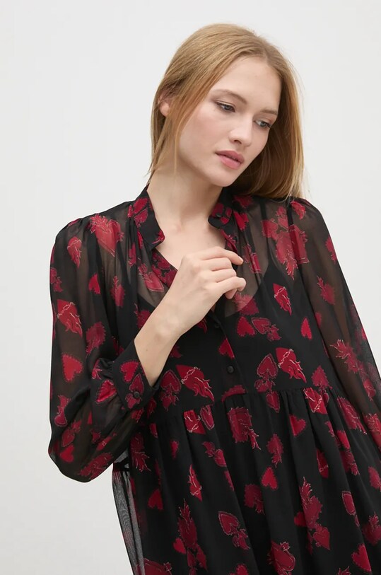 Sisley sukienka czarny 42UMLV06U