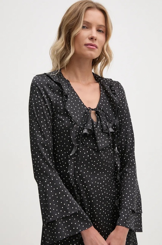 Sisley sukienka czarny 4ETLLV06V