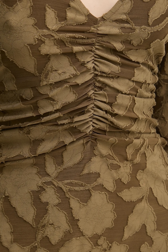 Sisley sukienka 4TY3LV06N zielony