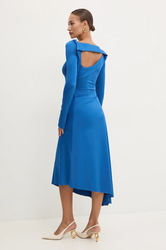 Victoria Beckham rochie 1424JDR005877A albastru AW24