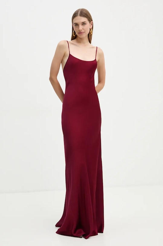 Φόρεμα Victoria Beckham στρογγυλό κόκκινο 1424WDR005234A