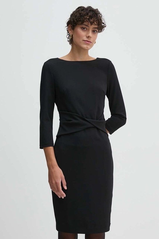 Calvin Klein rochie rotund negru K20K207470