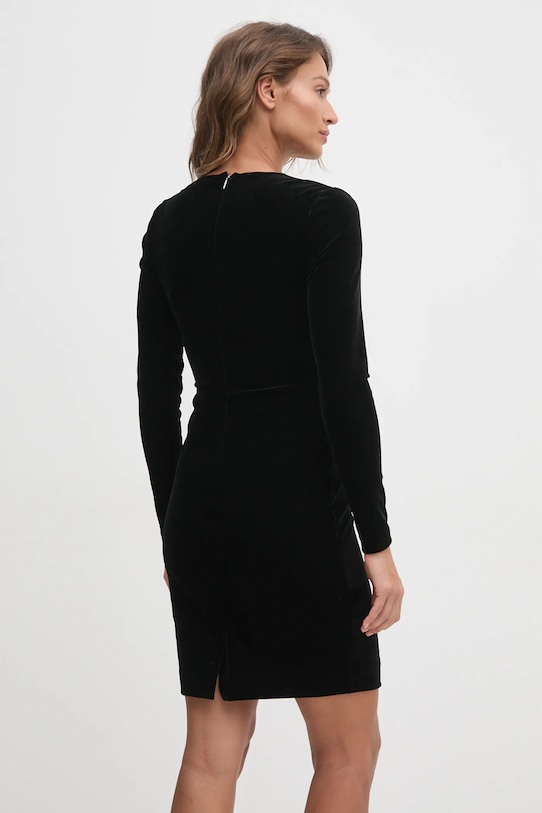 Odzież Calvin Klein sukienka welurowa K20K207483 czarny