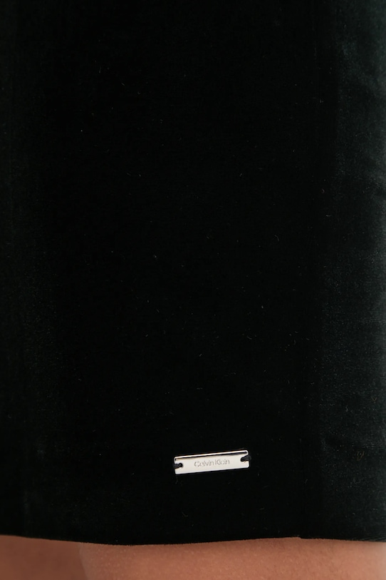 Calvin Klein sukienka welurowa K20K207483 czarny