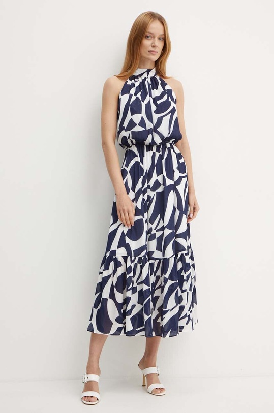 Morgan rochie RPLUM.F maxi bleumarin RPLUM.F