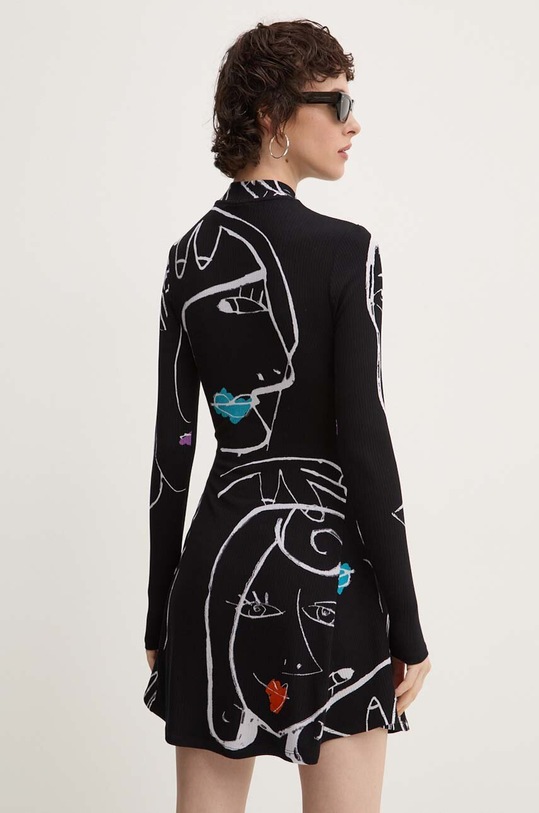 Îmbrăcăminte Desigual rochie OREGÓN 24WWVK69 negru