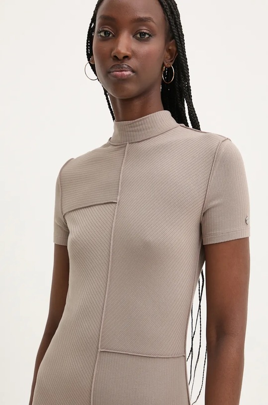 Haljina Desigual CINCINNATI bež 24WWVK67