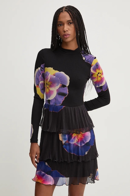 Desigual rochie PENSEE 24WWVK34 negru AW24