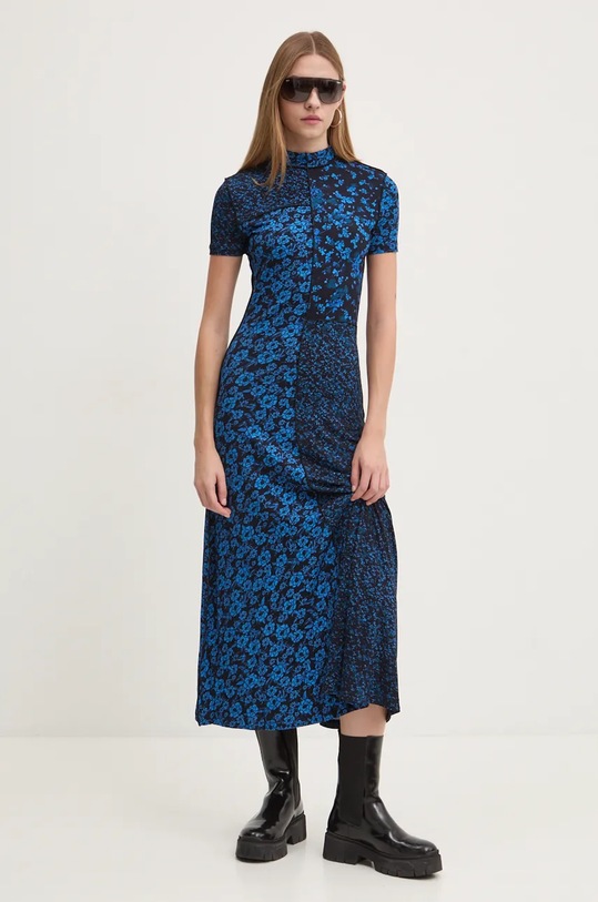 Φόρεμα Desigual PATCHSI 24WWVK10 σκούρο μπλε AW24