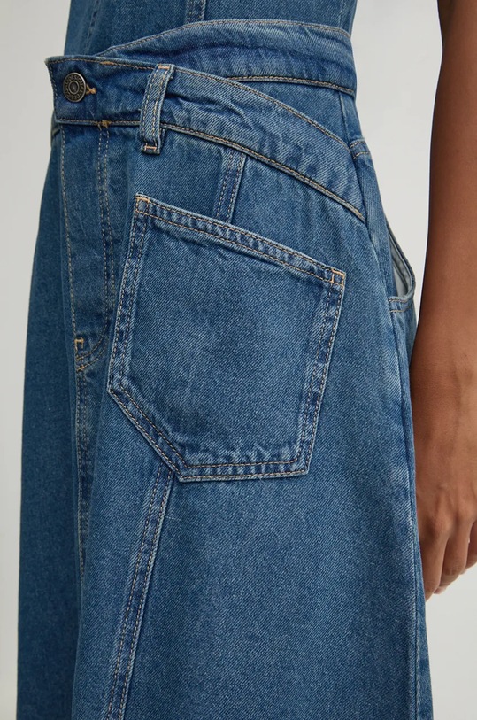 Rifľové šaty Desigual NUEVA YO 24WWVD01 modrá