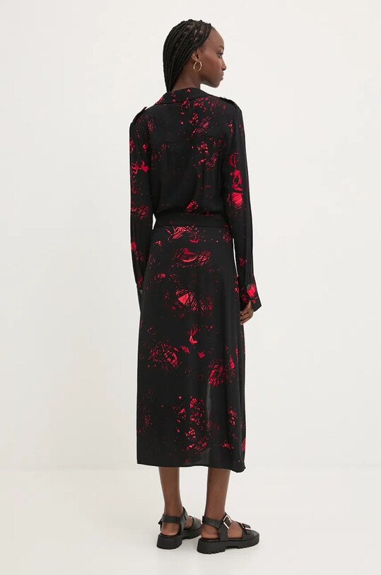 Šaty Desigual SCRIBBLES 24WWVW38 čierna AW24