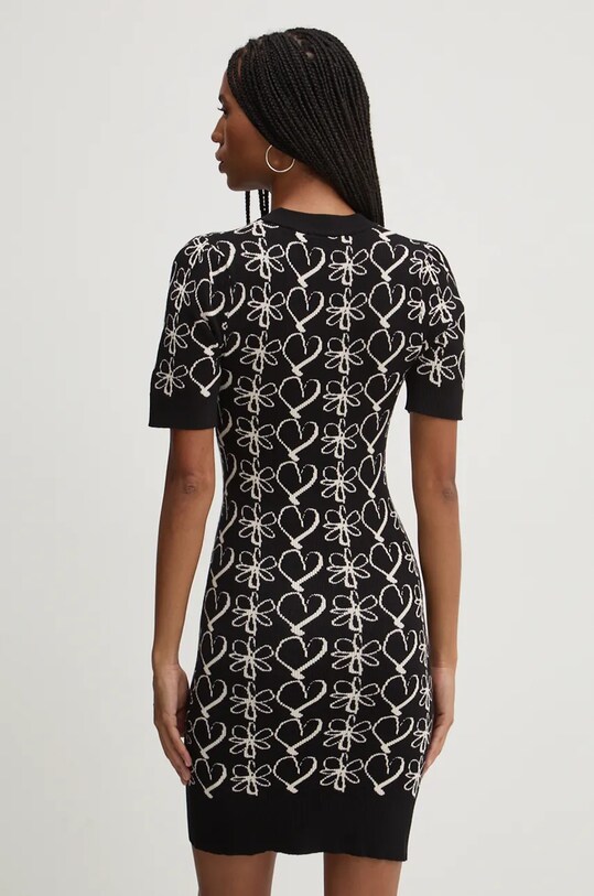 Odzież Desigual sukienka COEURS 24WWVF10 czarny
