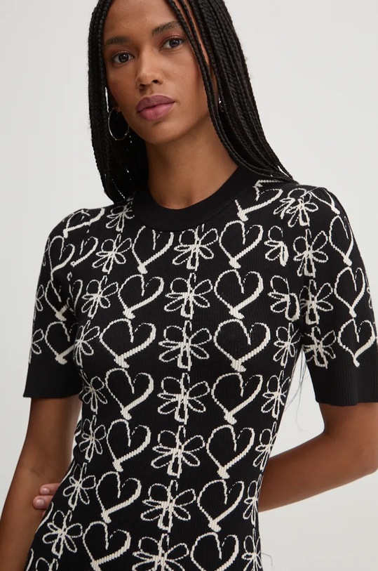 Сукня Desigual COEURS чорний 24WWVF10