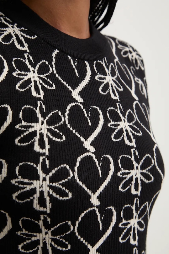 Сукня Desigual COEURS 24WWVF10 чорний