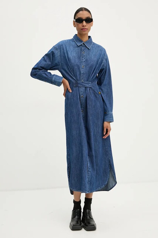 G-Star rochie din denim D25183.D252 albastru
