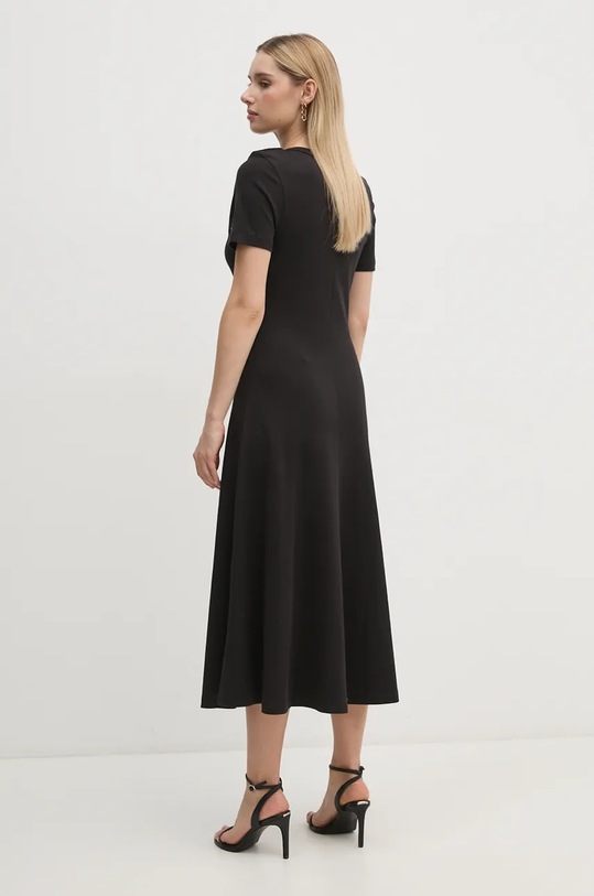 Odzież Tommy Hilfiger sukienka bawełniana WW0WW42917 czarny