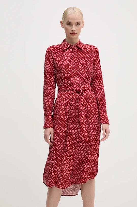 Šaty Tommy Hilfiger mini červená WW0WW43032