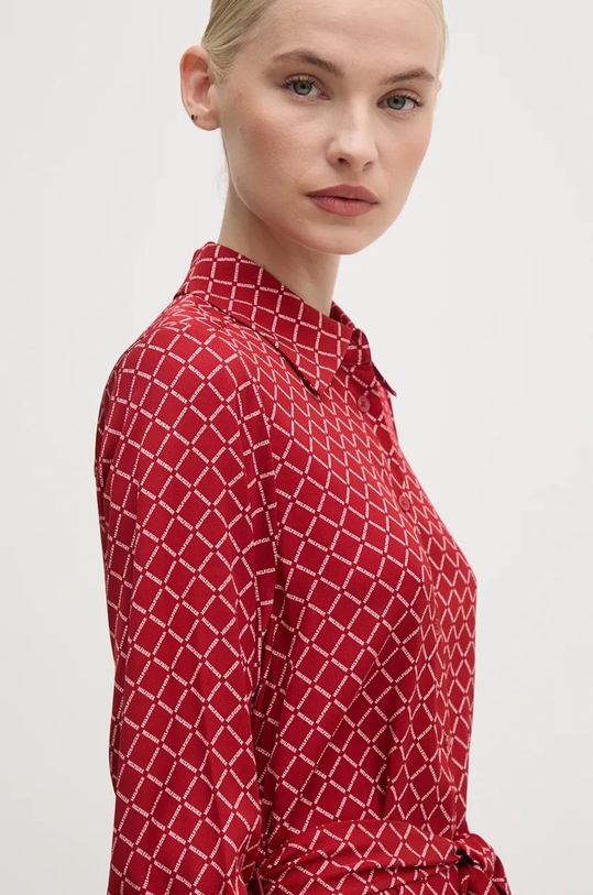 Šaty Tommy Hilfiger červená WW0WW43032