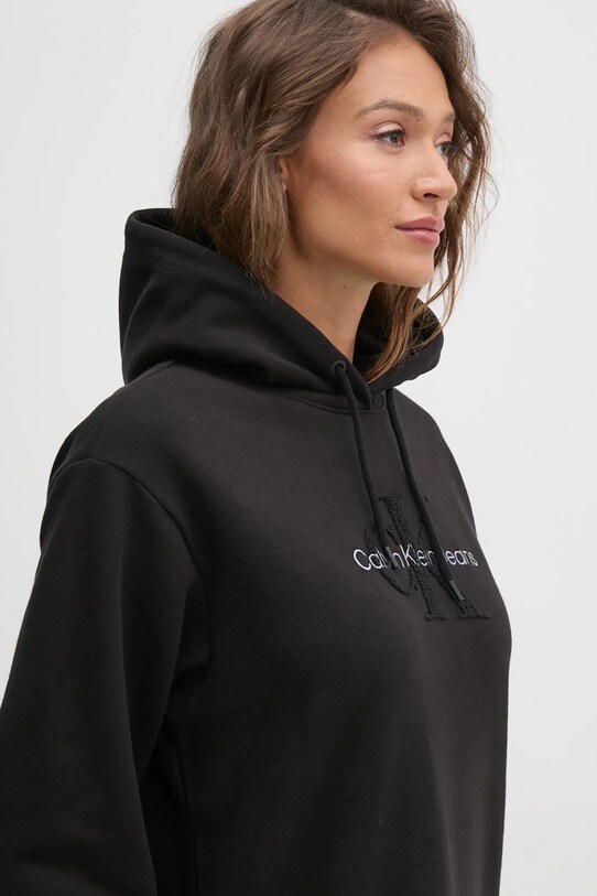 Хлопковое платье Calvin Klein Jeans J20J224685 чёрный