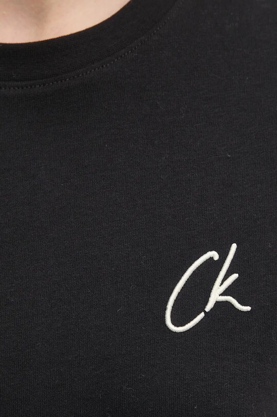 Calvin Klein Jeans sukienka bawełniana J20J224160 czarny