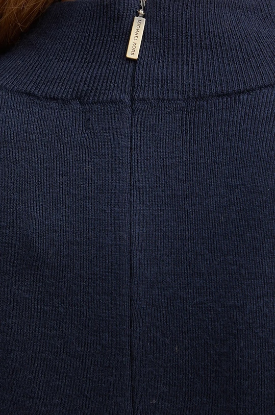 Volnena obleka MICHAEL Michael Kors MF482Q14VR mornarsko modra