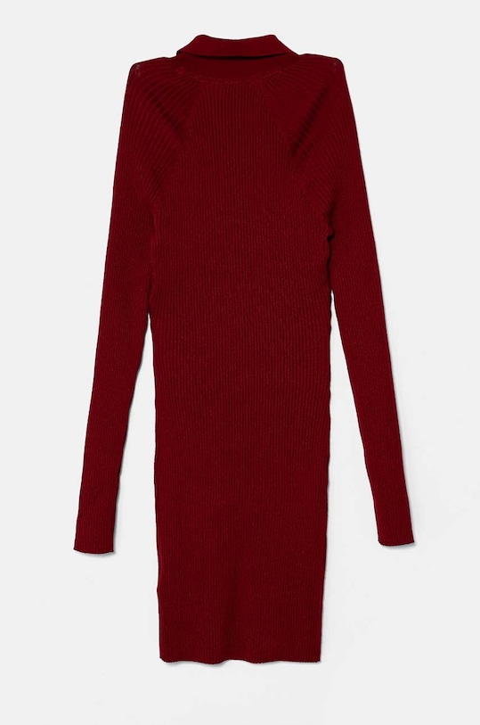 Tommy Jeans rochie DW0DW18734 burgundia AW24