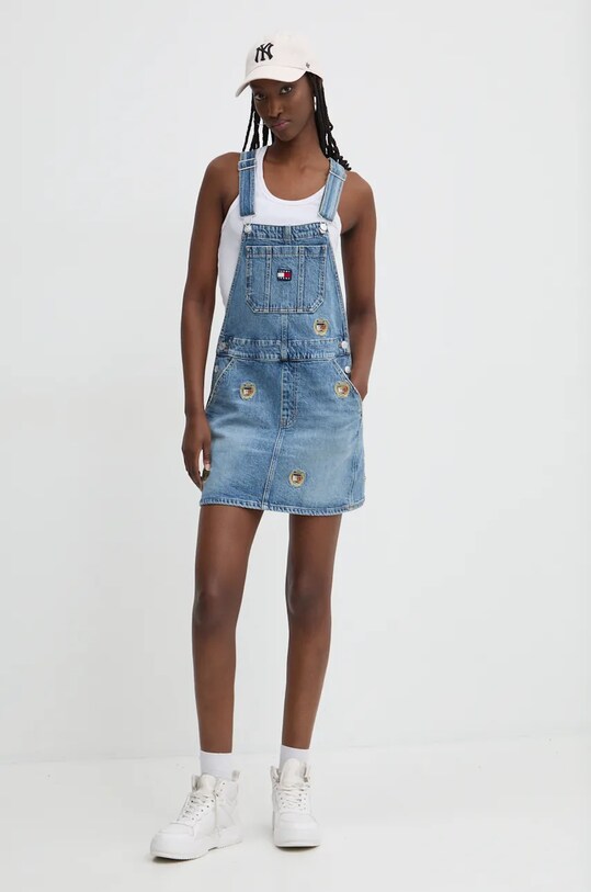 Дънкова рокля Tommy Jeans DW0DW19639 син AW24