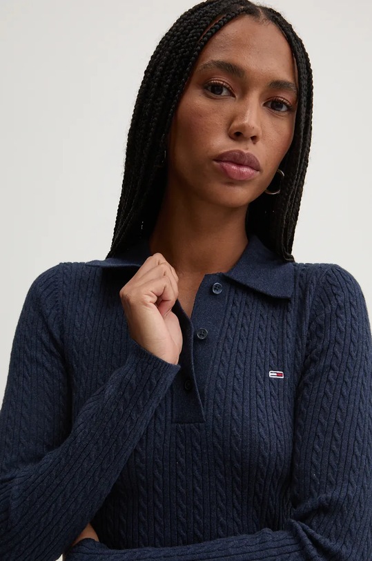 Tommy Jeans sukienka granatowy DW0DW19658