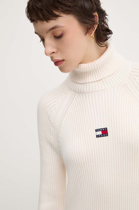 Tommy Jeans vestito in cotone DW0DW19815 beige