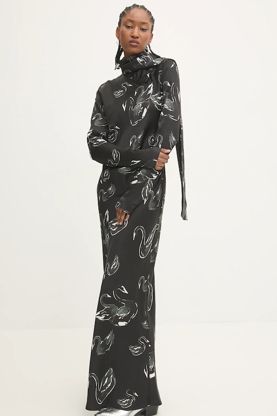 MSGM sukienka czarny 3742MDA27.247853