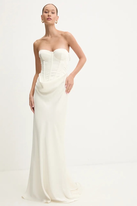 Šaty Rotate 112129857 béžová AW24