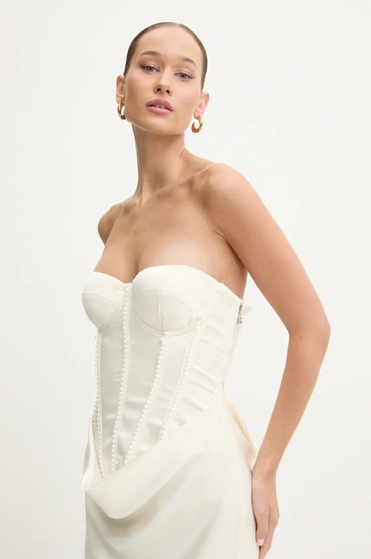 Šaty Rotate béžová 112129857