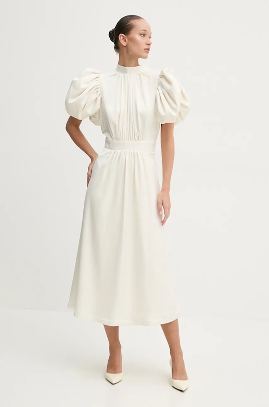 Šaty Rotate midi béžová 112518857