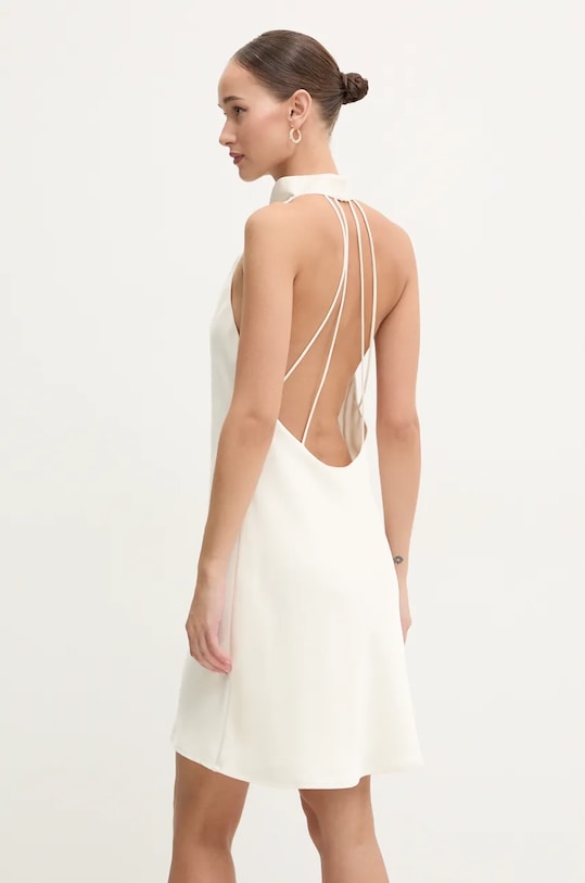 Šaty Rotate mini béžová 112582857