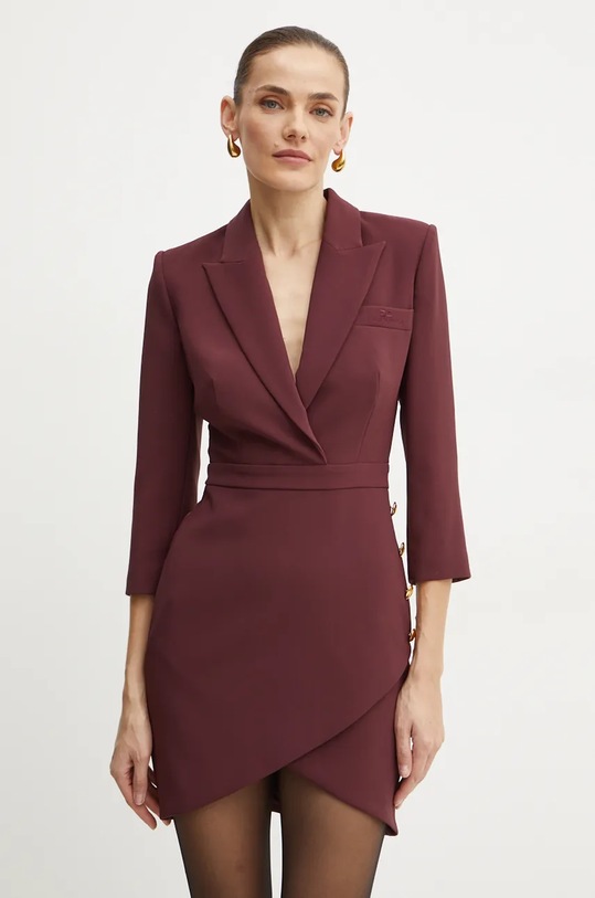 Φόρεμα Elisabetta Franchi μπορντό AB63146E2.NORBLIN