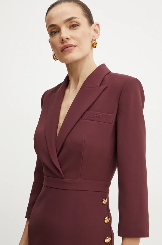 Φόρεμα Elisabetta Franchi AB63146E2.NORBLIN μπορντό