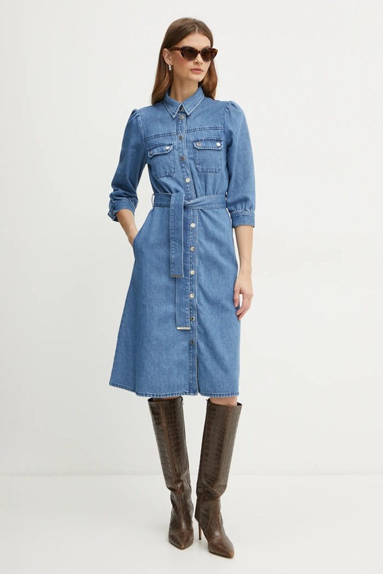 Morgan sukienka jeansowa RCHICA RCHICA niebieski AW24