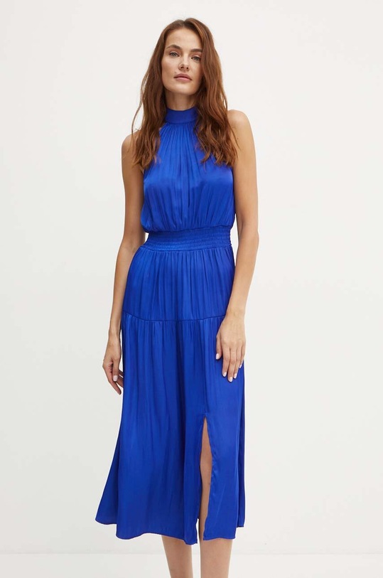 Haljina Morgan RIDOLI bez uzorka plava RIDOLI