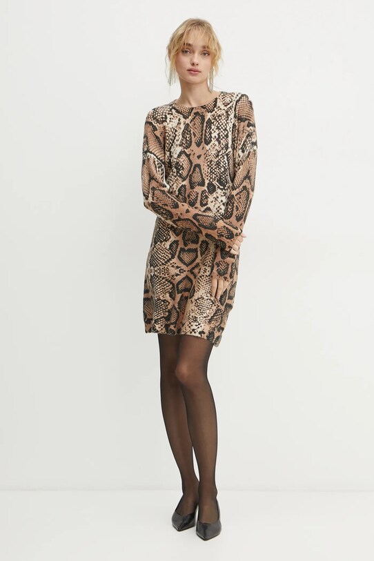 Сукня Morgan RMEBRA RMEBRA бежевий AW24