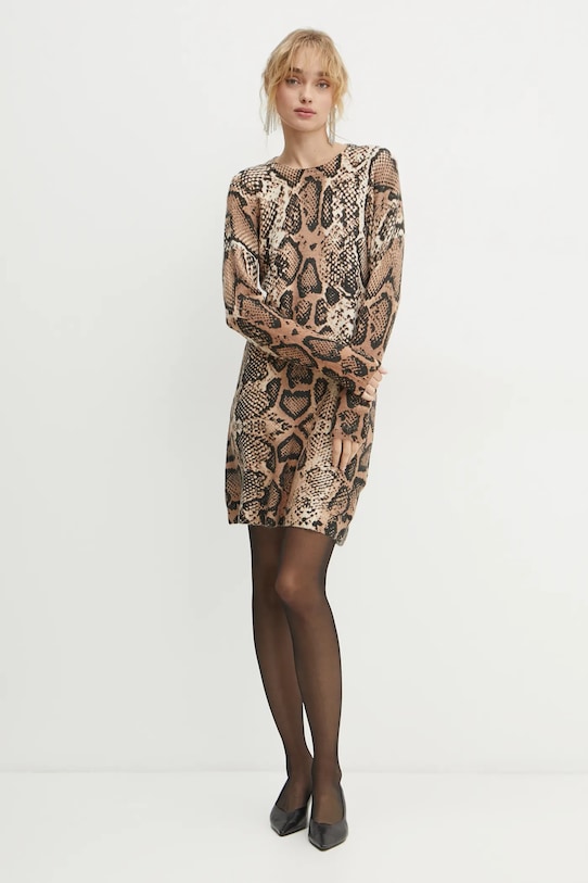 Morgan sukienka RMEBRA RMEBRA beżowy AW24