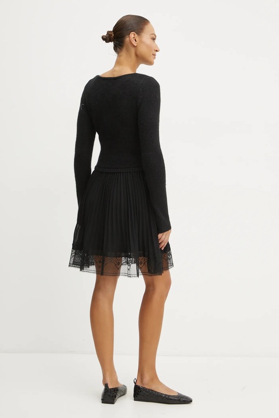 Oblečení Šaty z vlněné směsi Morgan RMLACE RMLACE černá
