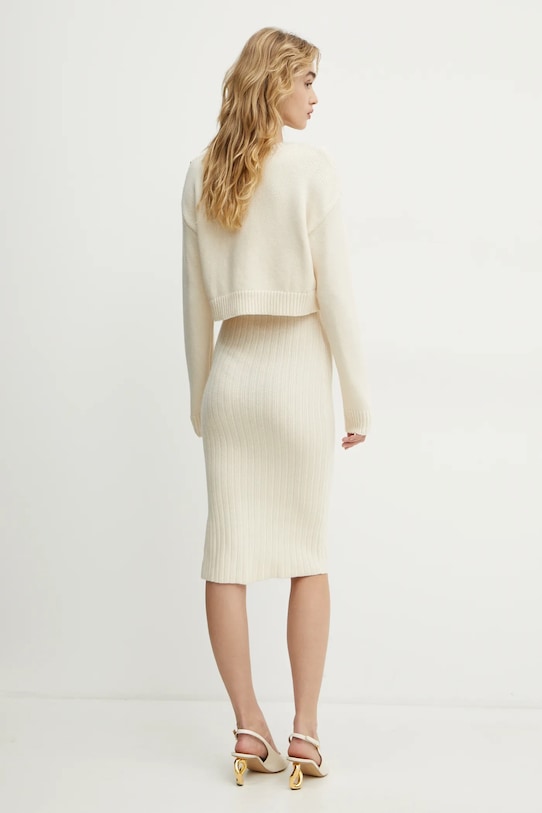 Φόρεμα και πουλόβερ Morgan RMNATE RMNATE μπεζ AW24
